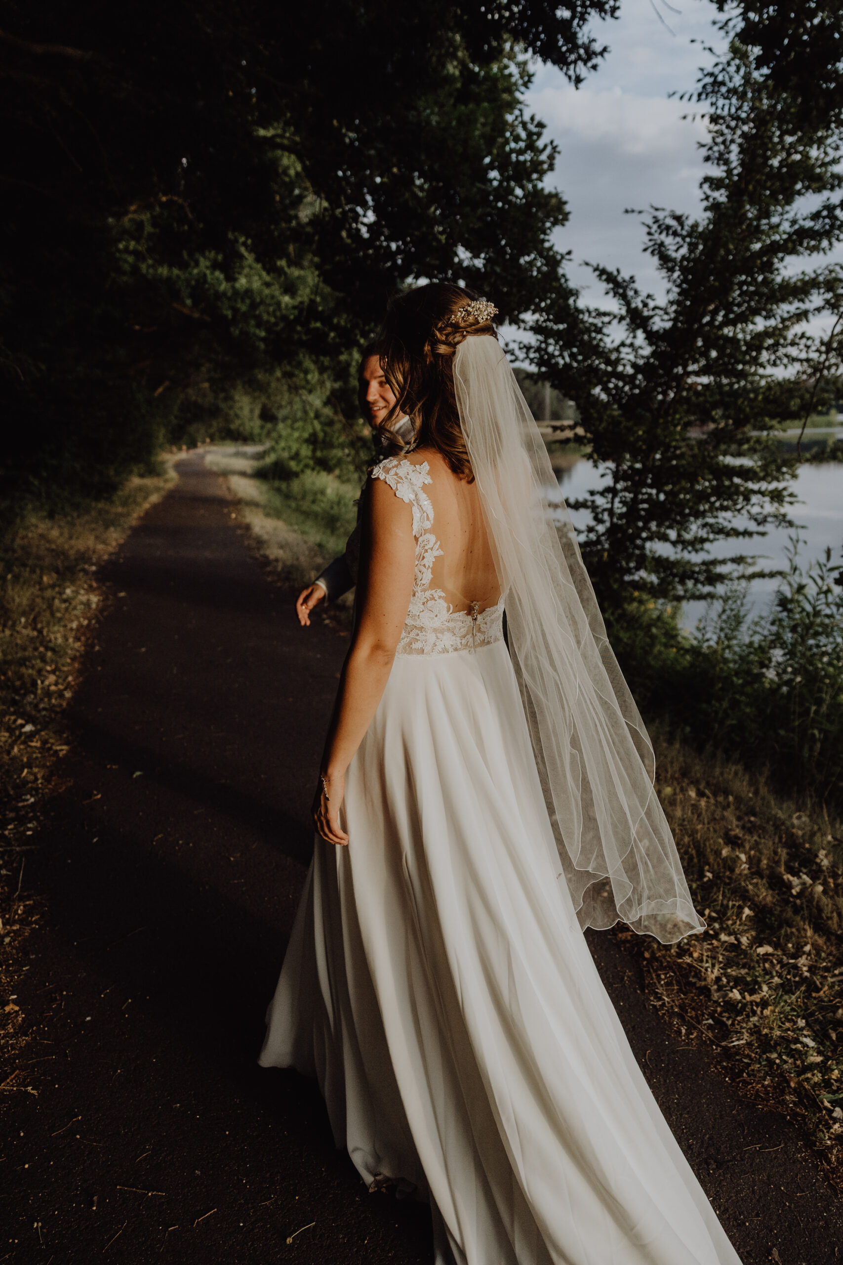 golden hour shooting hochzeitsreportage leipzig