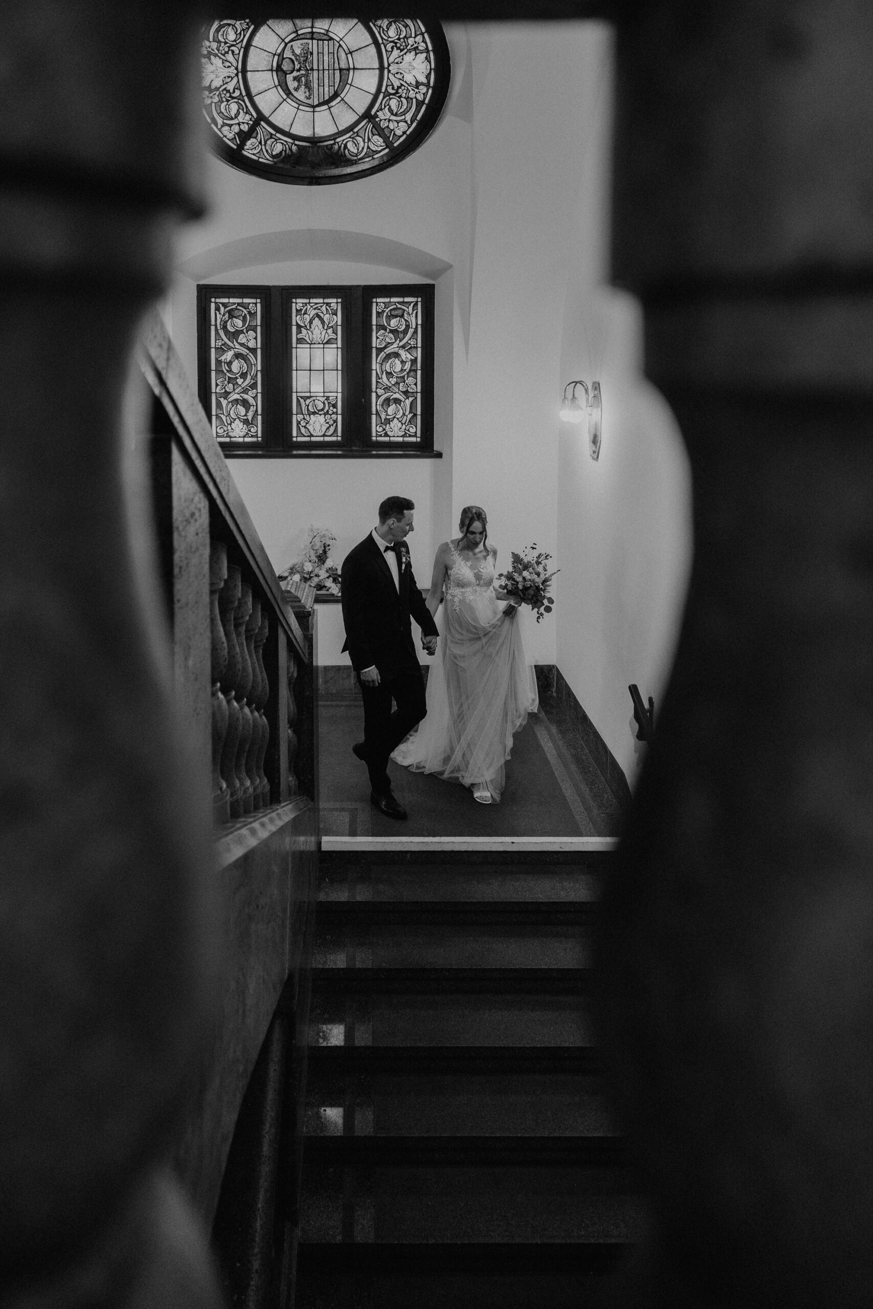 verheiratetes Paar im Standesamt Leipzig Hochzeitsfotografie